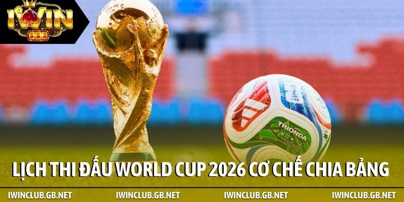 Lịch thi đấu World Cup 2026 cơ chế chia bảng